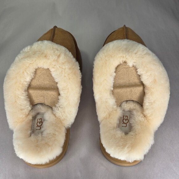 NWT UGG Women's Disquette Casual Slippers Regular 10 Chestnut - Picture 4 of 7